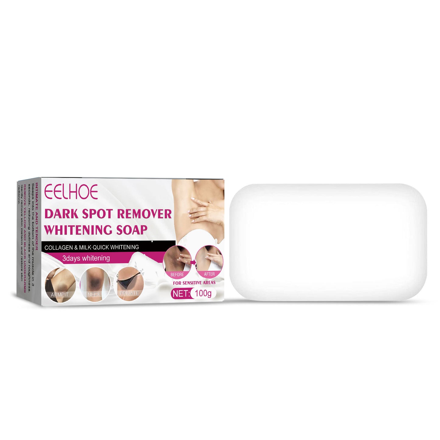 Underarm Beauty Soap, Joint Elbow Clean Desalting Skin Melanin White Body Moisturizing Brightening Skin
