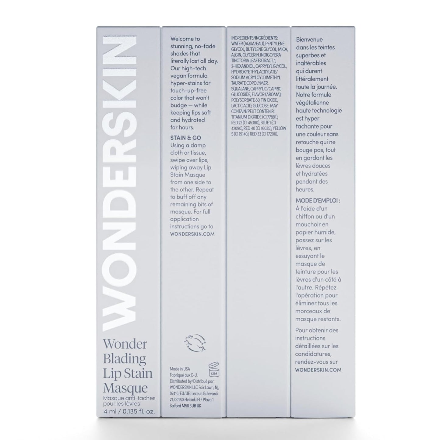 Wonder Blading All Day Lip Stain Peel off Masque - Long Lasting, Waterproof and Transfer Proof Nude Lip Tint, Matte Finish Peel off Lip Stain (Whimsical Masque)
