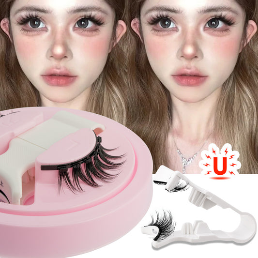 Reusable Waterproof Natural Thick Glue-free False Eyelashes