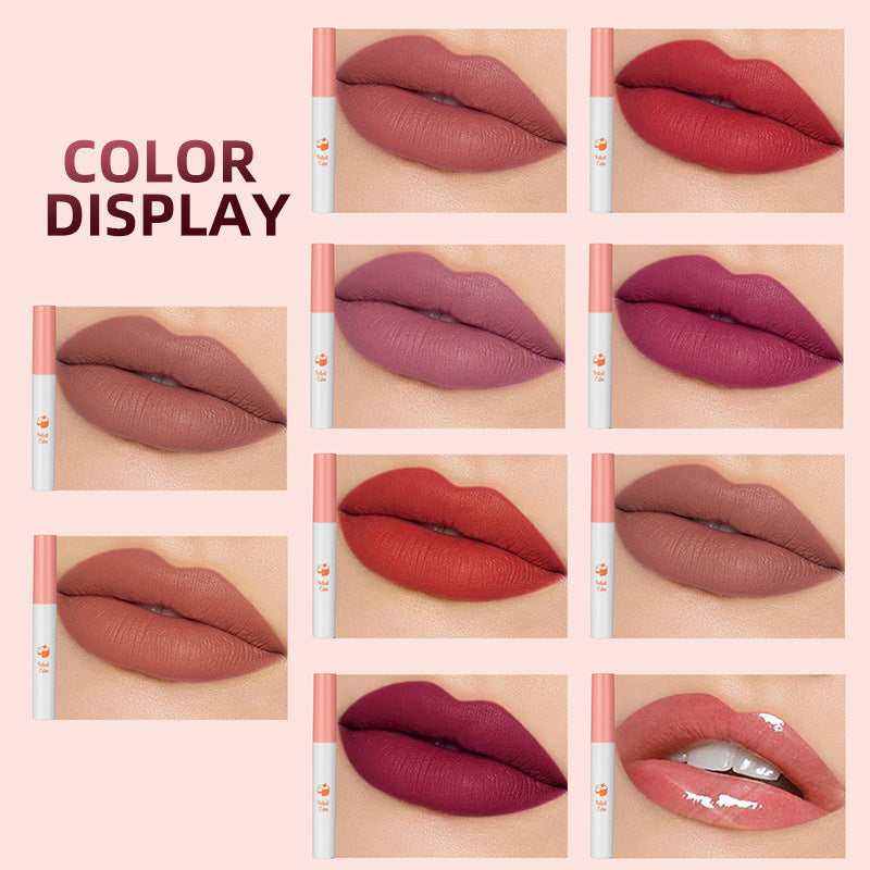 10PCS Matte Velvet Lipstick Set | Non-Stick Cup Lip Gloss Inspired by Lana Del Rey