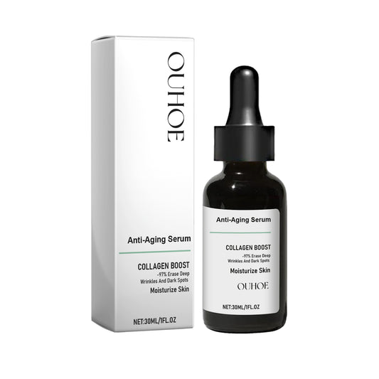 Ouhoe Collagen Anti-Wrinkle Facial Essence Reduces Fine Lines, Moisturizes, Tightens, And Moisturizes Skin