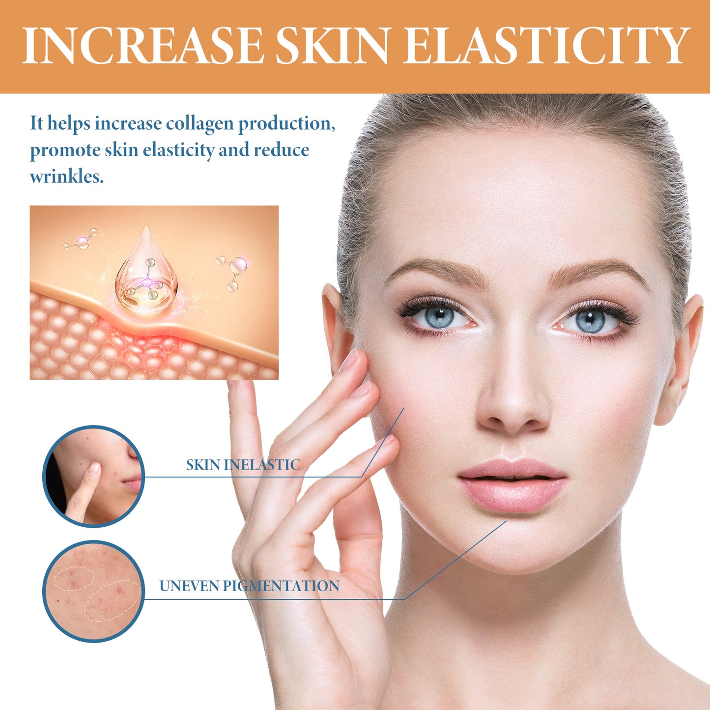 Retinol Anti-Wrinkle Serum, Wrinkles Repair Facial Dull It Moisturizes Shine Bright Skin