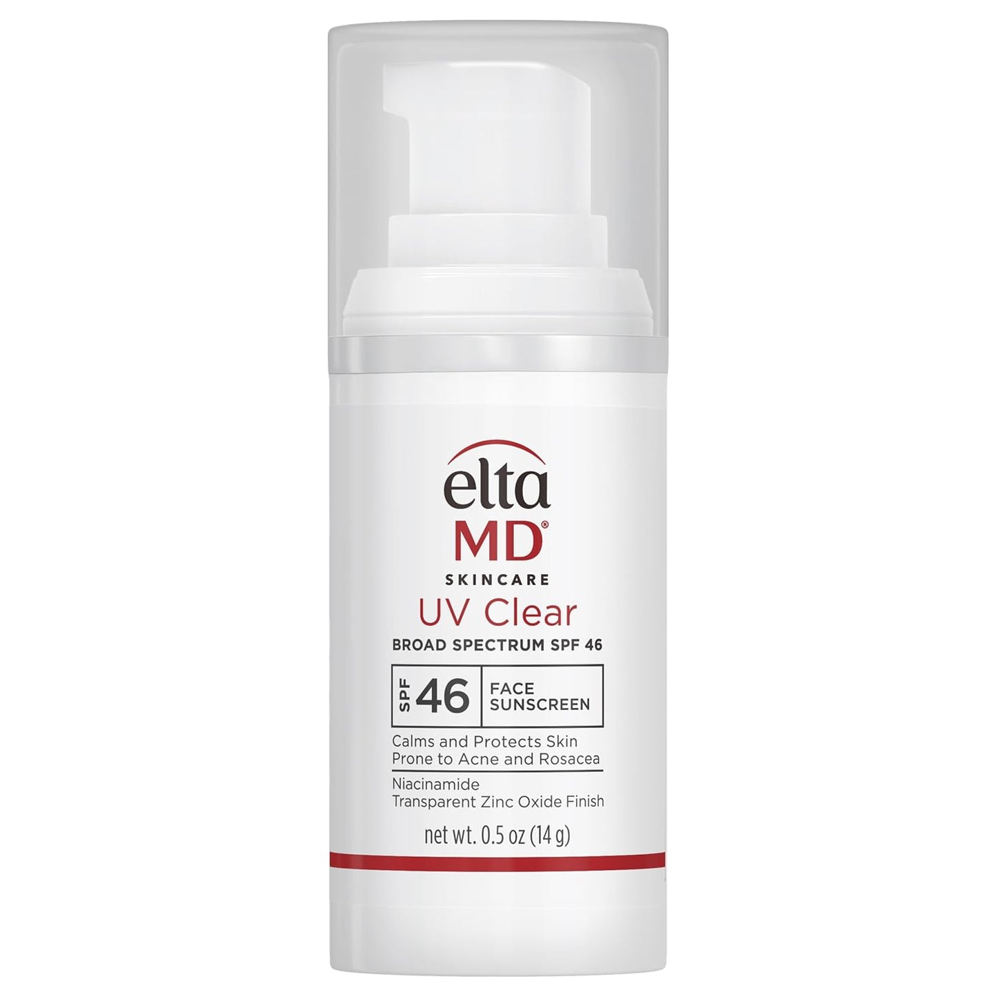Eltamd UV Clear Face Sunscreen SPF 46, Oil-Free Sunscreen with Zinc Oxide, Dermatologist Recommended