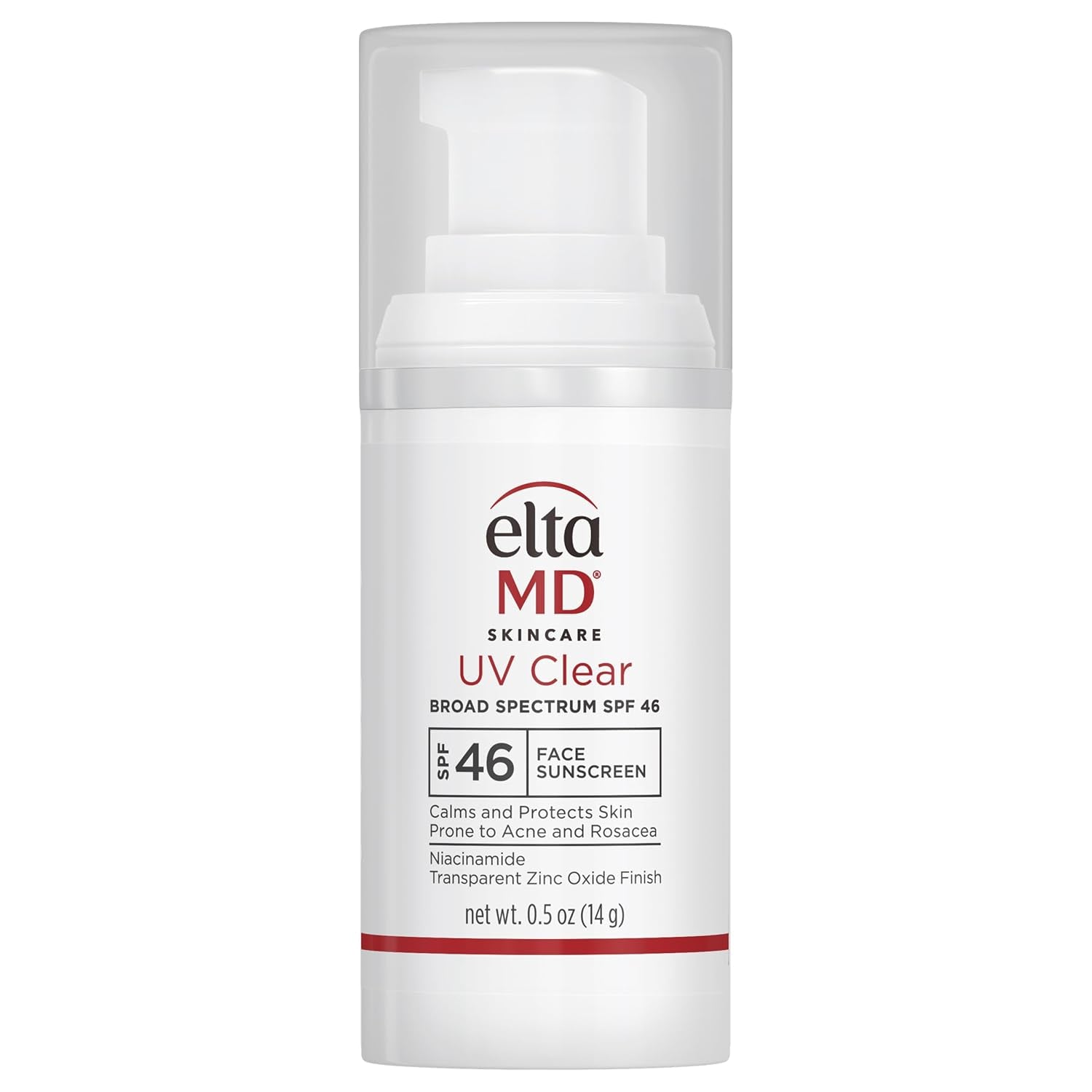 Eltamd UV Clear Face Sunscreen SPF 46, Oil-Free Sunscreen with Zinc Oxide, Dermatologist Recommended