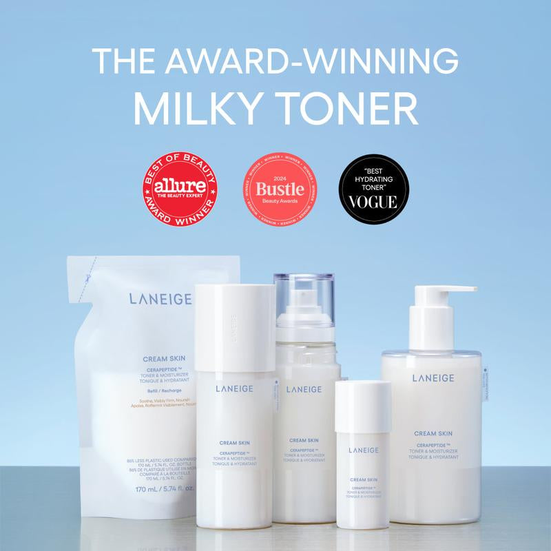 Laneige Cream Skin Toner & Moisturizer, Korean Skincare, Glass Skin, Hydrating