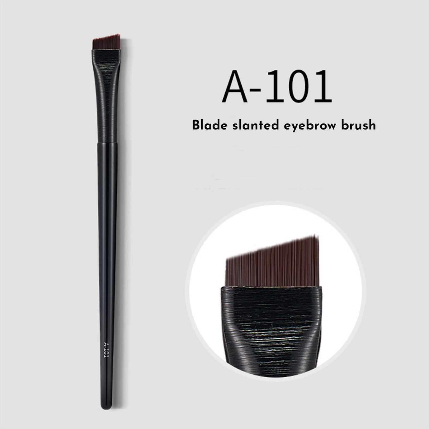 Eyebrow Eyeliner Brush Portable Small Angle Eyebrow Brush Makeup Tool Brushes Makeup Professional  Eyeliner Eyebrow Contour Makeup Brush Super Soft Fiber Comfortable Grip Soft And Natural Makeup Appli