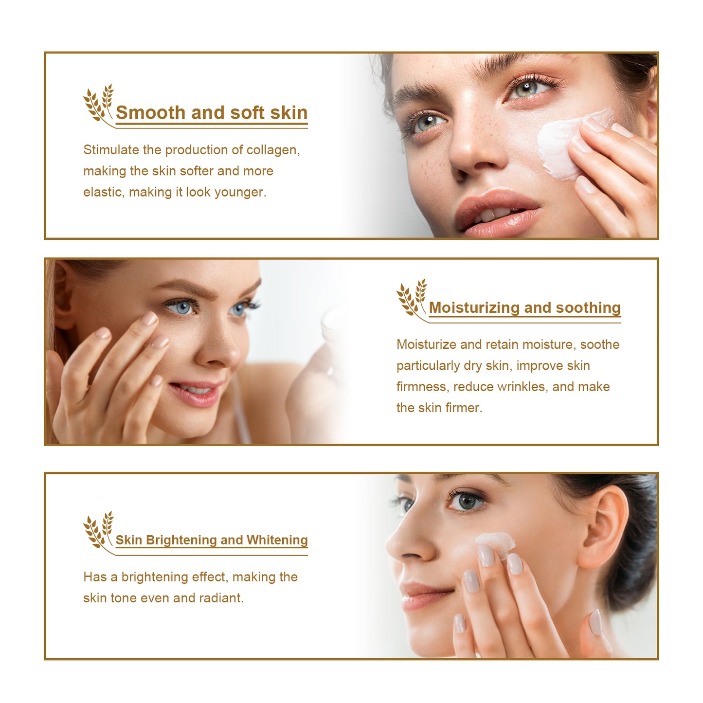 Rice Cream Deeply Hydrates And Restores Skin Barrier, Lighens Spots, Brighens And Even Skin Tone