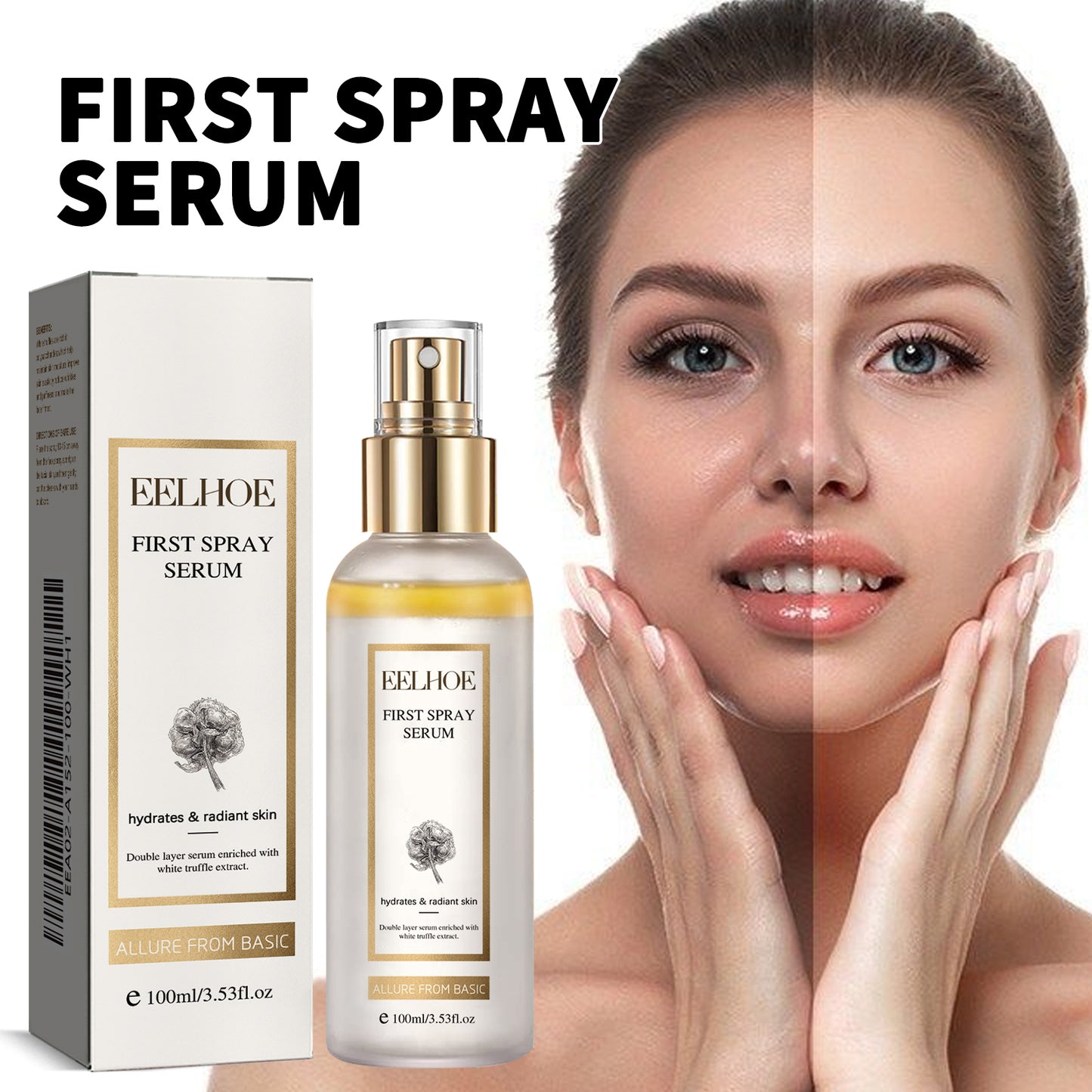White Truffle Moisturizing Spray, Moisturizing And Brightening Whitening Essence Spray