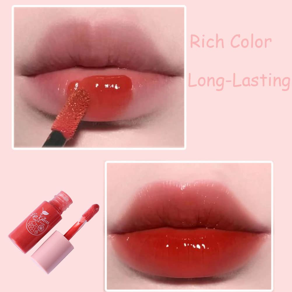 10 Colors Lip Stain Long Lasting Waterproof, Tinted Cheek & Lip Stain, Korean Lip Tint, Tinta Para Labios, Mini Liquid Lipstick Set