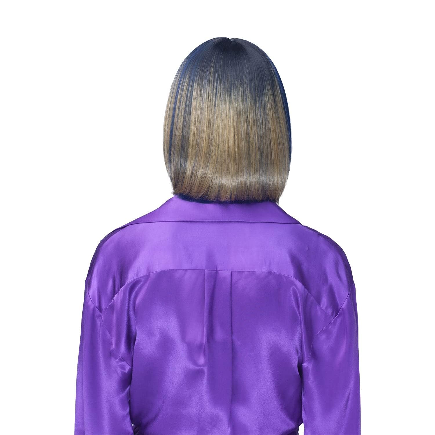 HD Lace Front Wig MLF650 Oh Baby Transparent Lace 5 Inch Deep Part Hunter (3T1B/EMRBL)