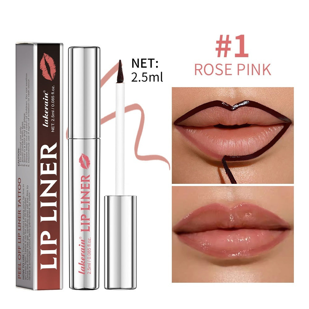 Matte Finish Pointed Toe Tear And Pull Lip Liner