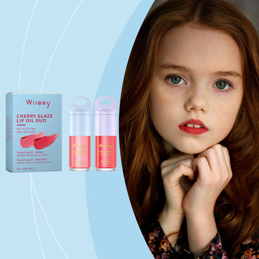Children's Moisturizing Color Lip Glaze Set Gentle Color Moisturizing, Nourishing And Brightening Lip Color Children's Lip Glaze