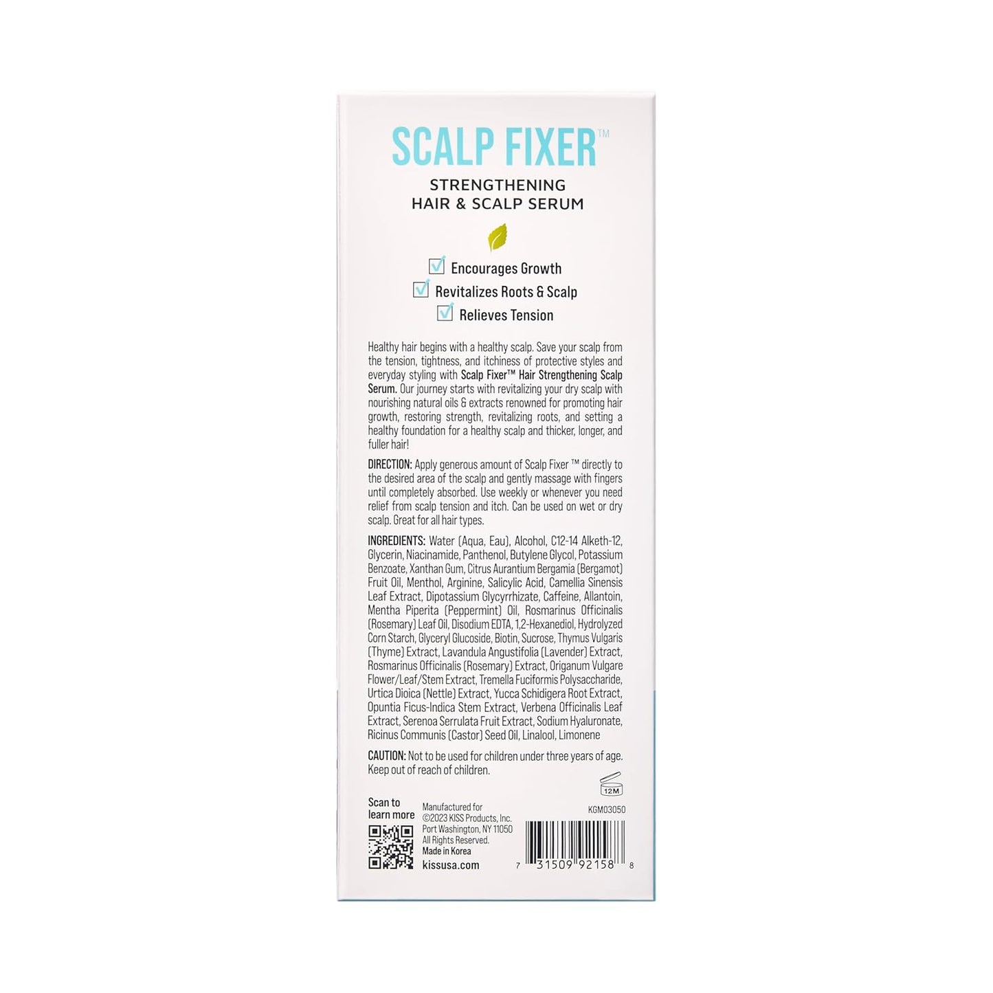 Healthy Scalp Fixer Strengthening Hair & Scalp Serum, for Protective & Natural Styles, Encourages Growth, Revitalizes Roots & Scalp, Relieves Tension, 59Ml (2 US Fl. Oz.)