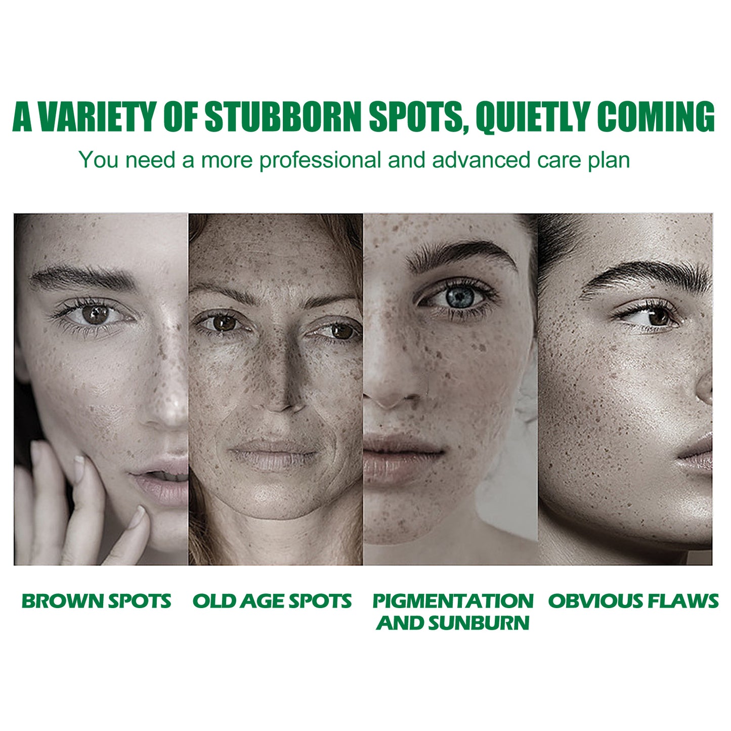 Dark Spot Correcting Glow Serum, Beauty Skin Stains Freckles Melanin Repair Dark Skin Care