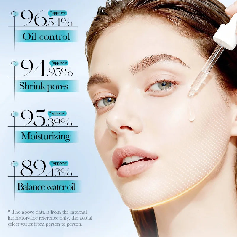 Hyaluronic Acid Facial Essence Natural Moisturizing Factor Salicylic Acid Pore Tightening Serum Deeply Hydrating Oil Control