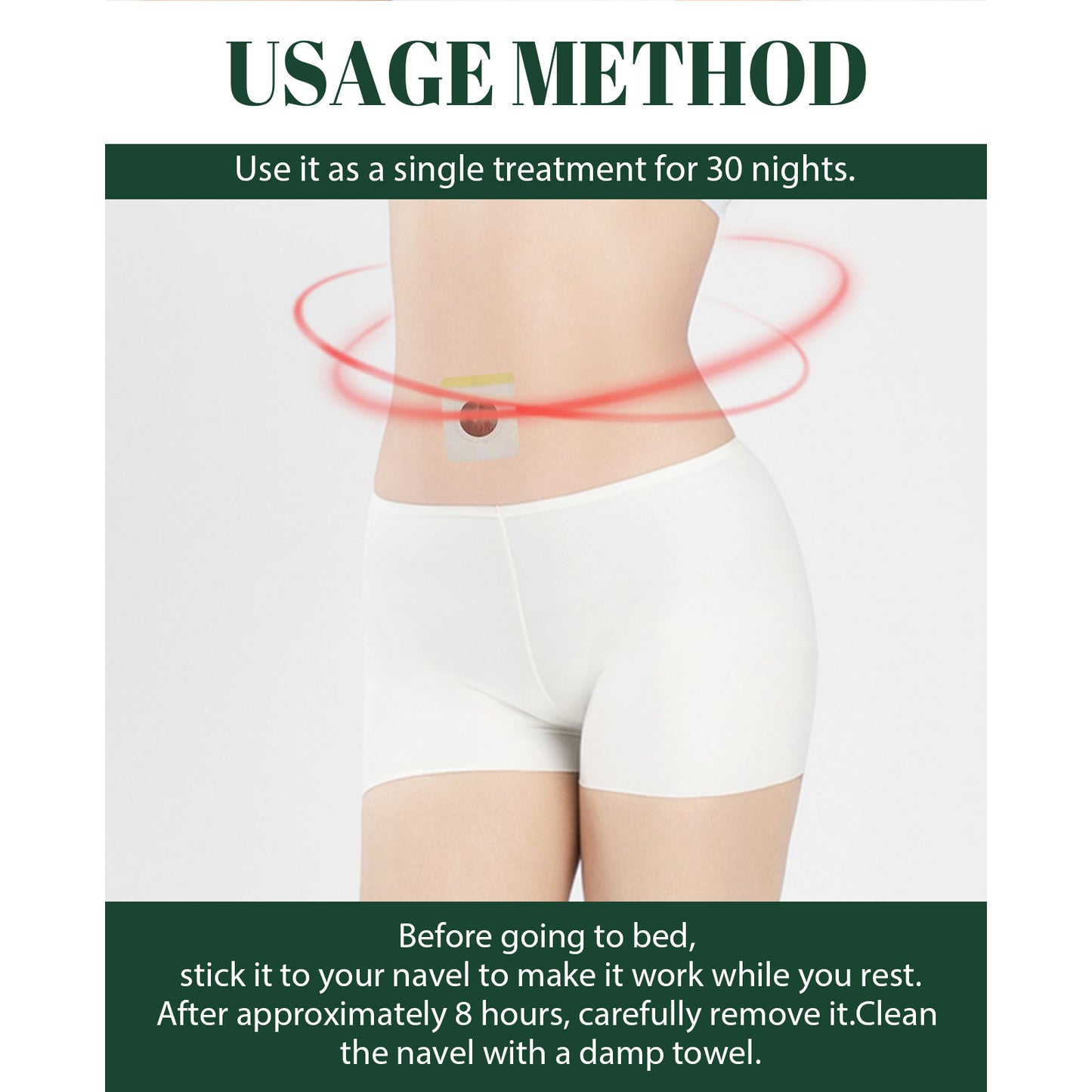 Sugar Soothing Belly Button Stick Shapes Body Contour, Tights Skin, And Shapes Belly Button Stick