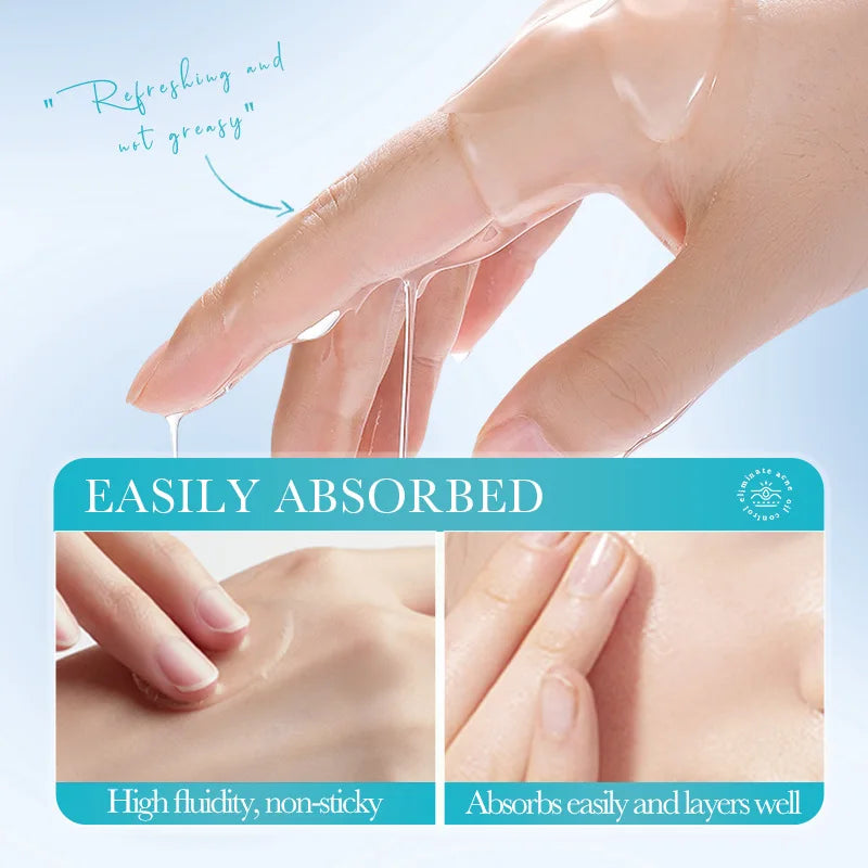 Hyaluronic Acid Facial Essence Natural Moisturizing Factor Salicylic Acid Pore Tightening Serum Deeply Hydrating Oil Control