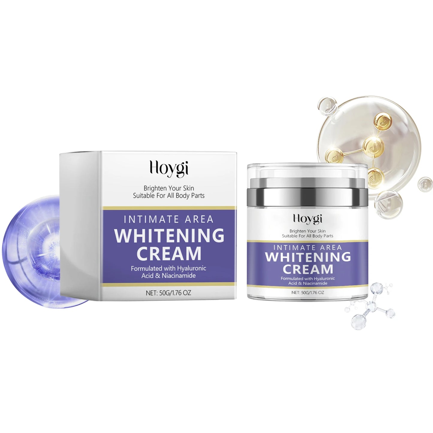 Hoygi Black Spot Whitening Cream – 50g Dark Spot Corrector for Face & Body, Anti-Aging & Moisturizing