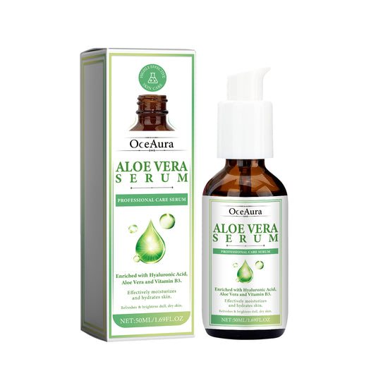 Aloe Vera Serum, Repair Dry Skin Moisturizes And Hydrates To Lighten Pimples And Seal Delicate Pores