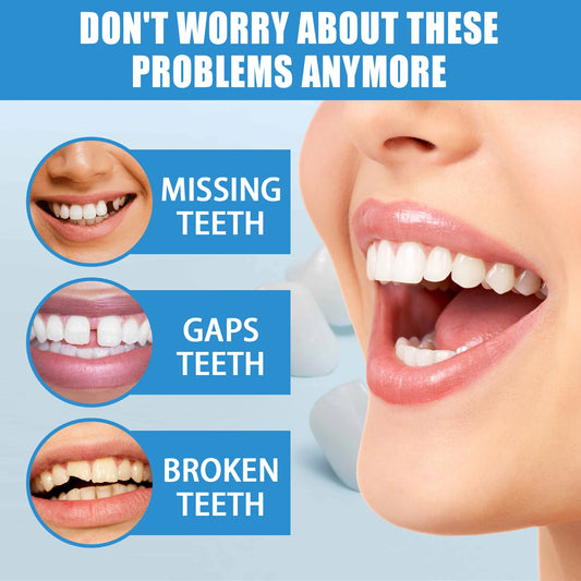 30ml Jaysuing Visual Makeup Denture Modification Dental Gel Repairing Interdental Gaps Fracture Repair Plastic Beauty Tools