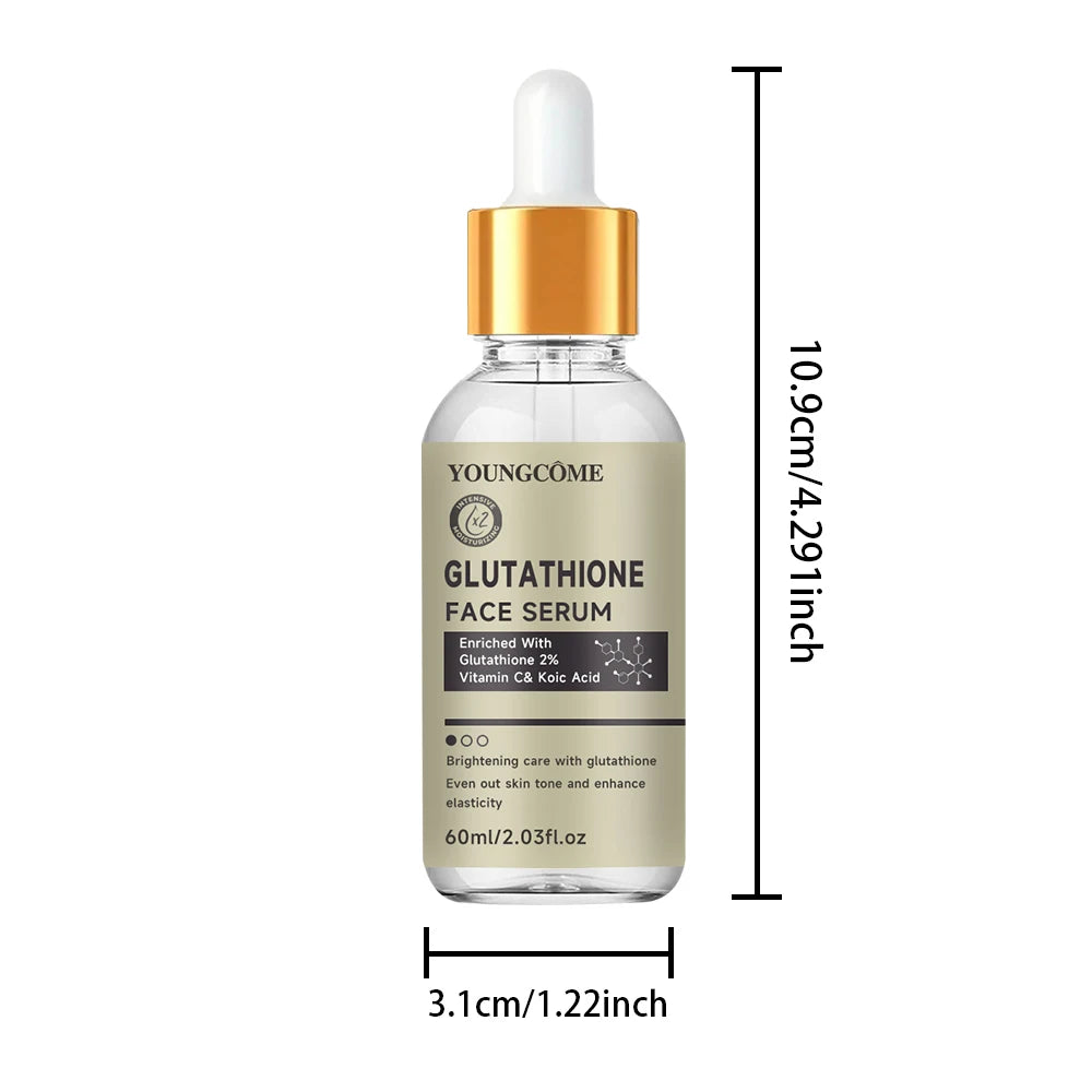 Glutathione Serum for Face for Brightening Skin,Dark Spot Corrector Sensitive Skin Cell Regenerating Lifting Skincare 40ml/60ml