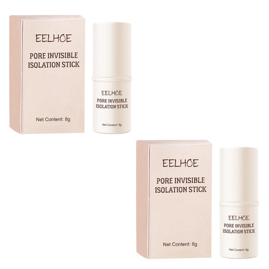 Pore Stick, Skin Tone Even Moisturizing Invisible Pores Concealer Waterproof Perspirant Silky Smooth Without Removing Makeup