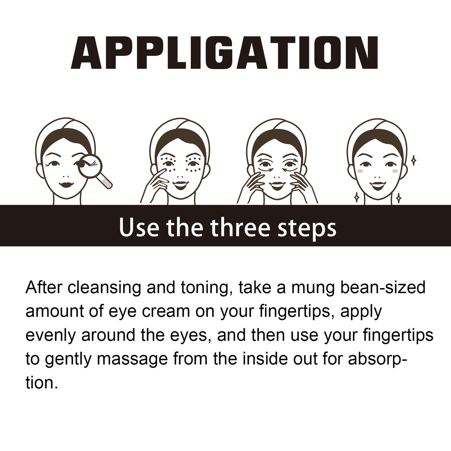 Retinol Eye Cream, Desalination Smoothen Fine Lines Eye Pouch Black Rim Of The Eye Moist Nursing Play Tight Muscle Eye Cream