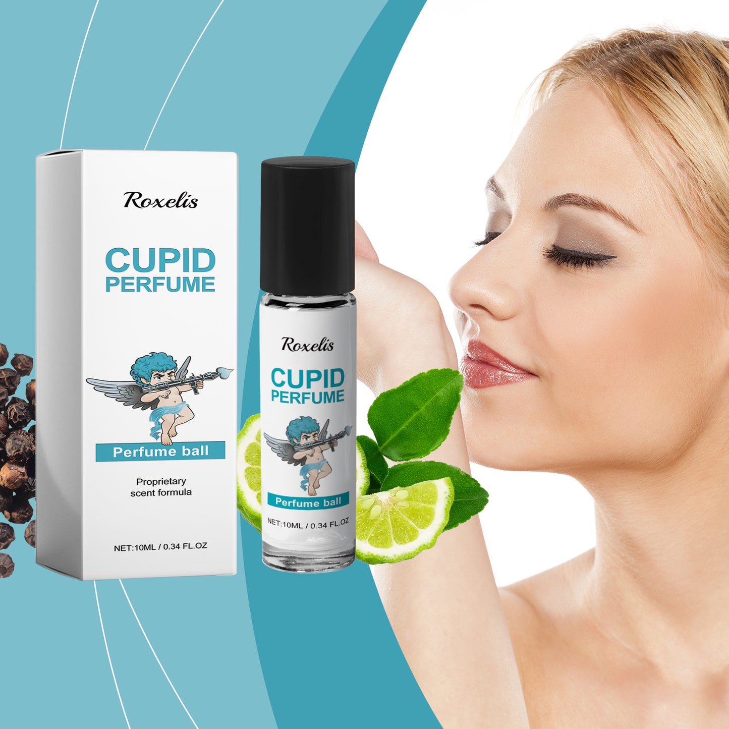 Cupid Series Ball Perfume Fresh Cologne Tone Light Elegant Lasting Fragrance Dating Charm Perfume