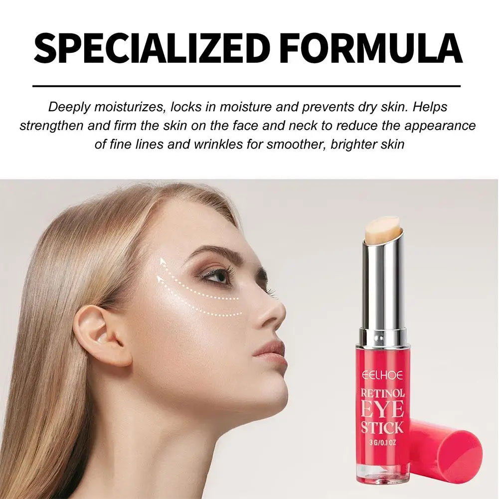 Retinol Eye Cream Stick | Instant Eye Repair, Dark Circle Lightening & Firming Serum for Women