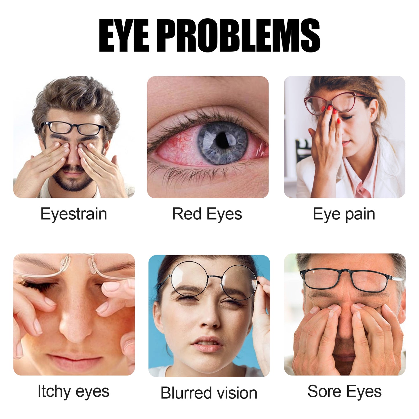Wormwood Eye Care Sticker Box, Stay Up Late Eye Dry Eye Astringent Cold Compress Stick Moxibustion Students Eye Care Patch Vision