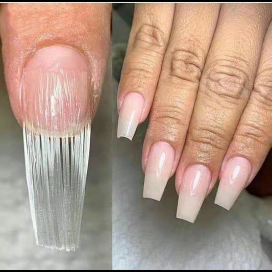 Professional Fiberglass Nail Extensions | 1 Pack Silk Form for Acrylic Tips