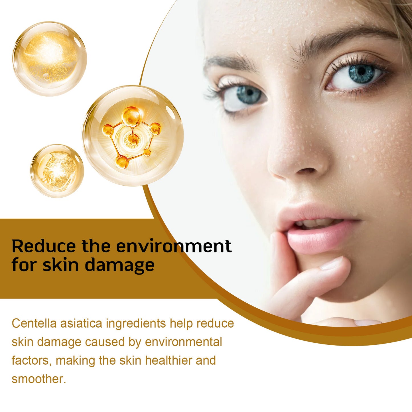 Centella Serum, Intensive Moisturizing Improve Dry Skin Smooth And Tender Skin Brighten Hydrating Essence