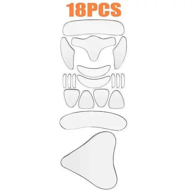 18PCS Reusable Silicone Face Patch Set | Anti-Wrinkle Pads for Forehead, Neck, Eye, Cheek & Chest
