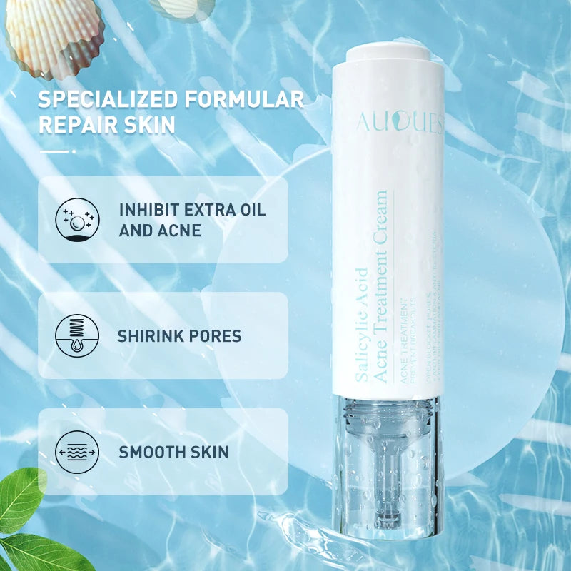 AUQUEST Acne Face Cream Salicylic Acid Oil Control Whitening Shrink Pores Beauty Health Korean Cosmetics Skin Care