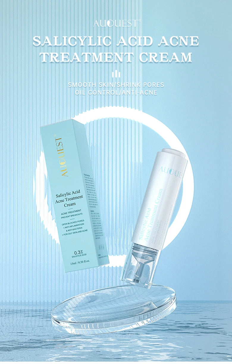 AUQUEST Acne Face Cream Salicylic Acid Oil Control Whitening Shrink Pores Beauty Health Korean Cosmetics Skin Care