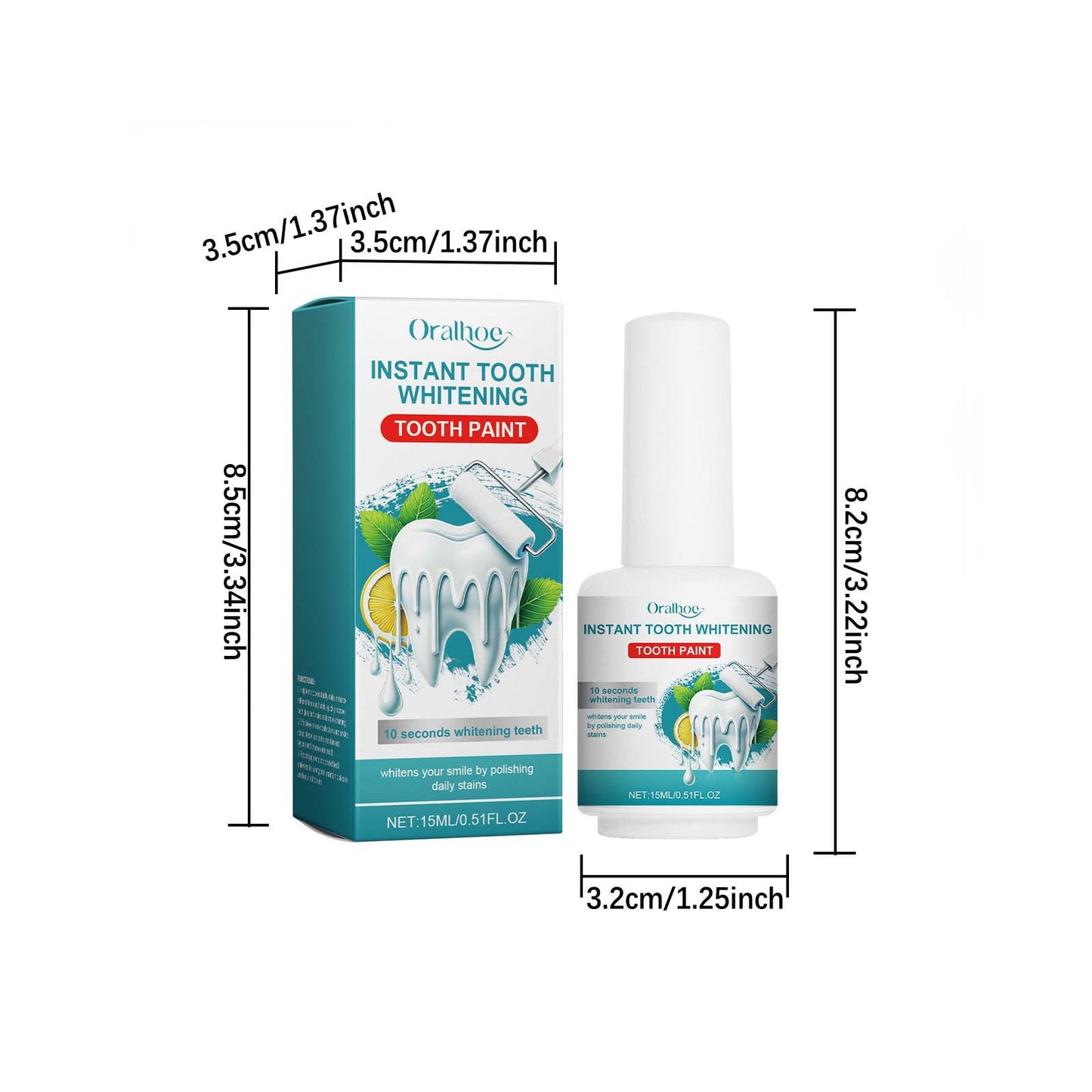 Teeth Whitening Paint Remove Tooth Stains Tartar Prevent Pigmentation Bleach Cleaning Odor Fresh Breath Oral Hygiene Care Tools