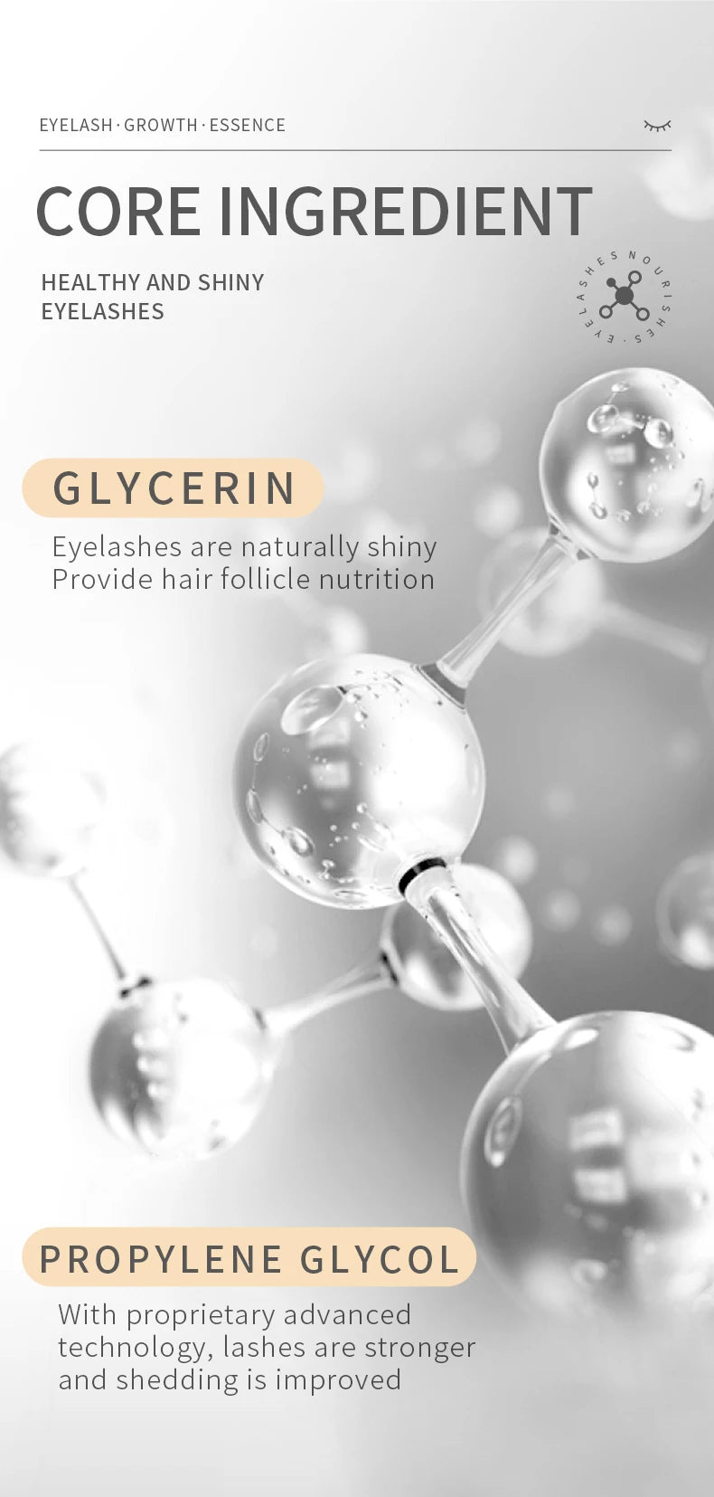 Nourishing Waterproof Mascara – Moisturizing & Thickening for Natural Curling Lashes & Brows | 7ml