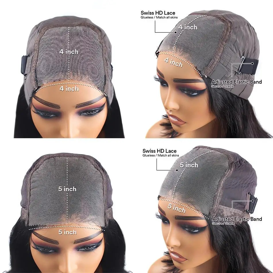 Short Bob Wig Lace Front Wigs 4X4 Glueless Curly Wigs Human Hair  Closure Wigs 5X5 Hd Lace Frontal Wig Human Hair Hd Lace Wig