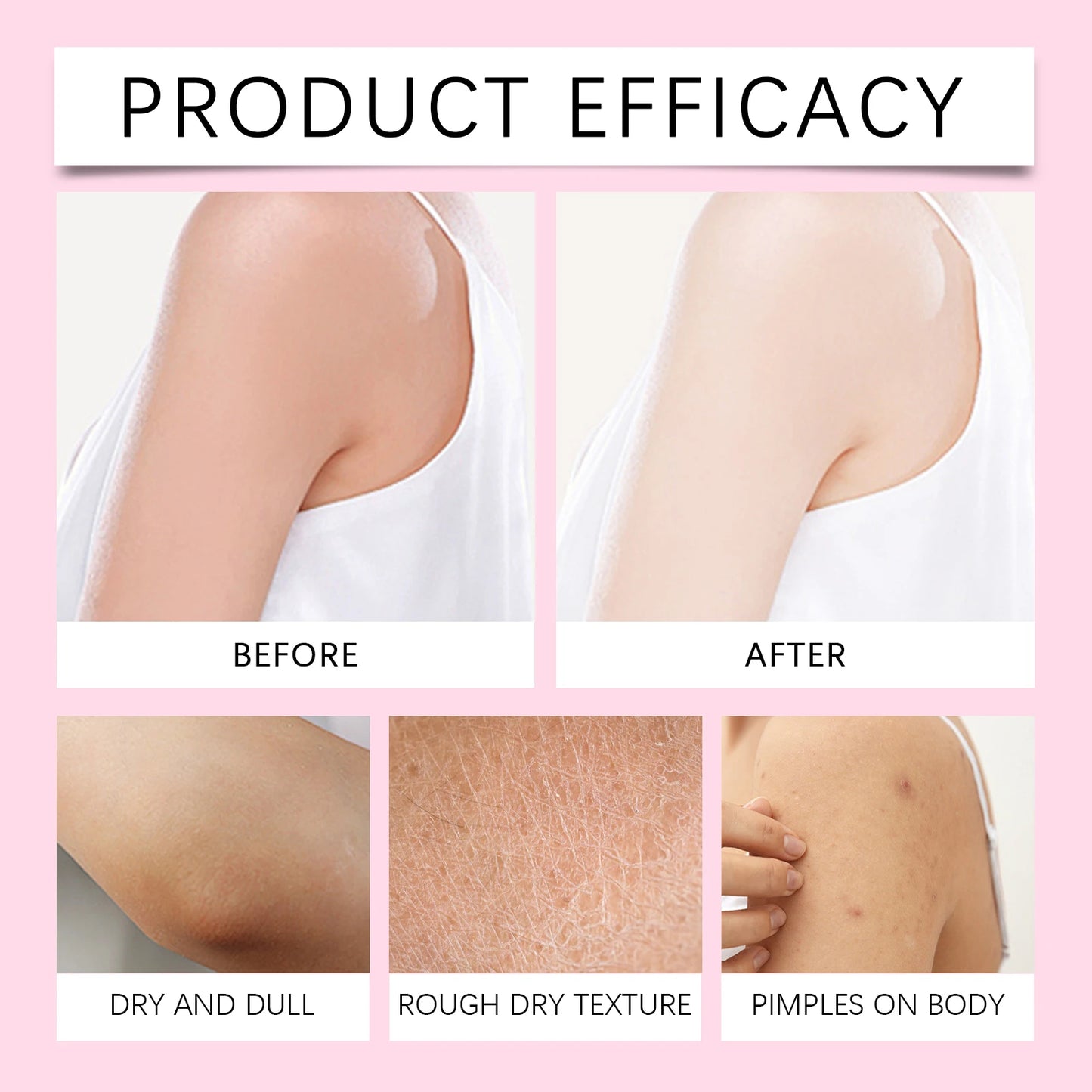 Glutathione Body Lotion Brightening Hydrating Revitalize Even Skin Tone Improve Skin Dry Rough Dullness Moisturizing Body Lotion
