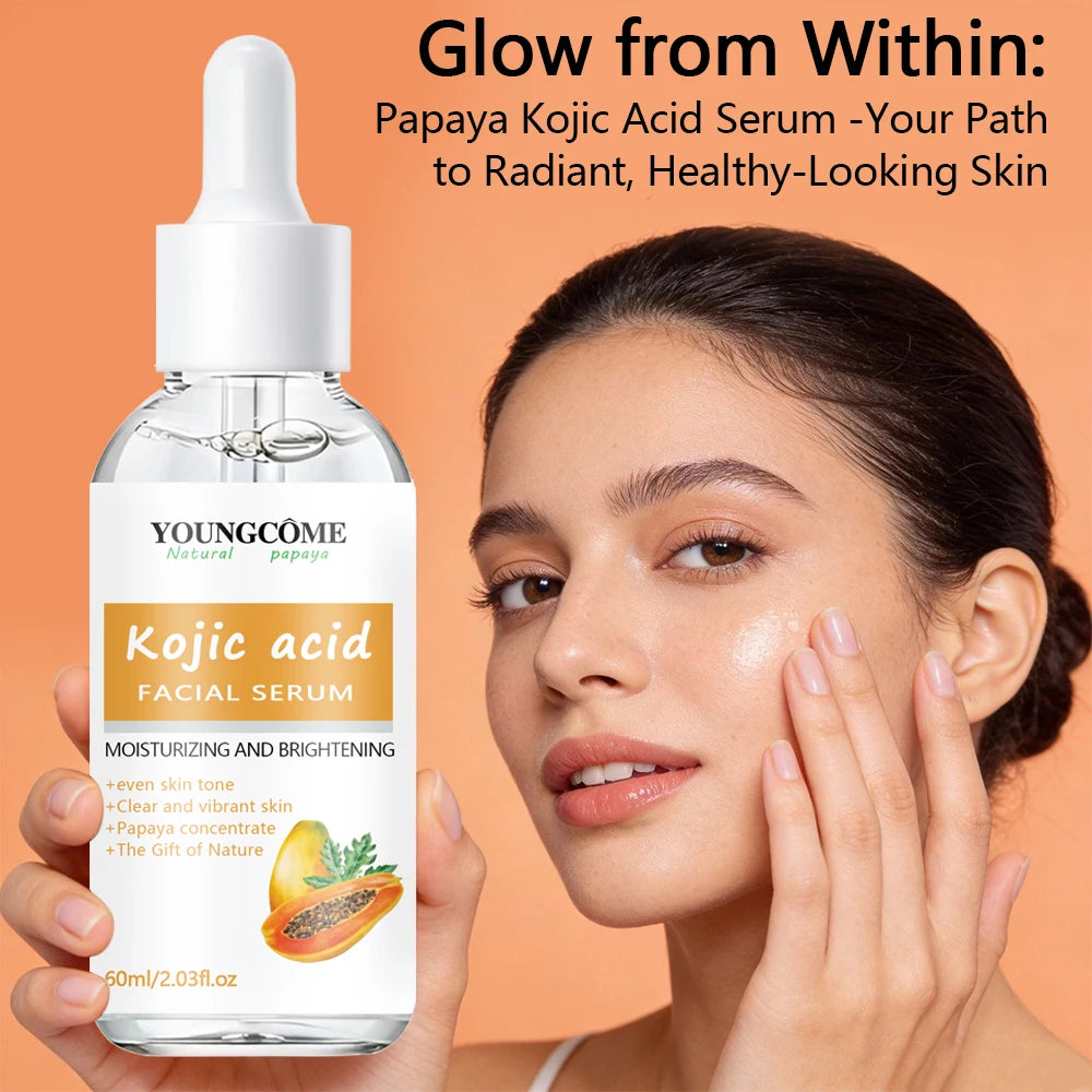 Kojic Acid Facial Essence: Lightweight Hydrating Serum for Nourishment, Even Skin Tone & Refreshed Vitality