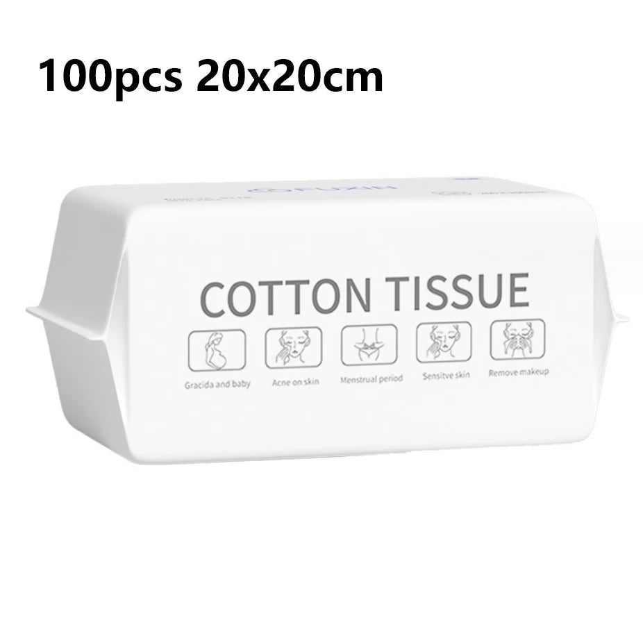 1 Pack Disposable Face Towels | Thick, Soft Makeup Cleansing Tissues for Skincare & Washing