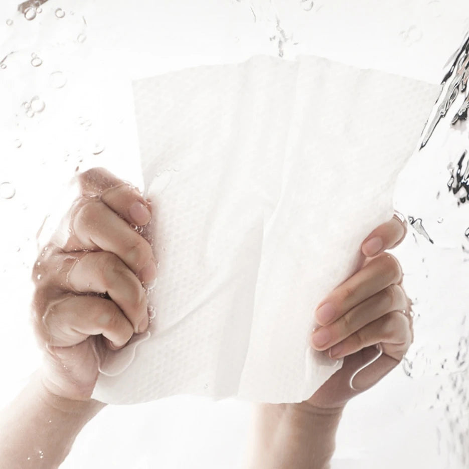 1 Pack Disposable Face Towels | Thick, Soft Makeup Cleansing Tissues for Skincare & Washing