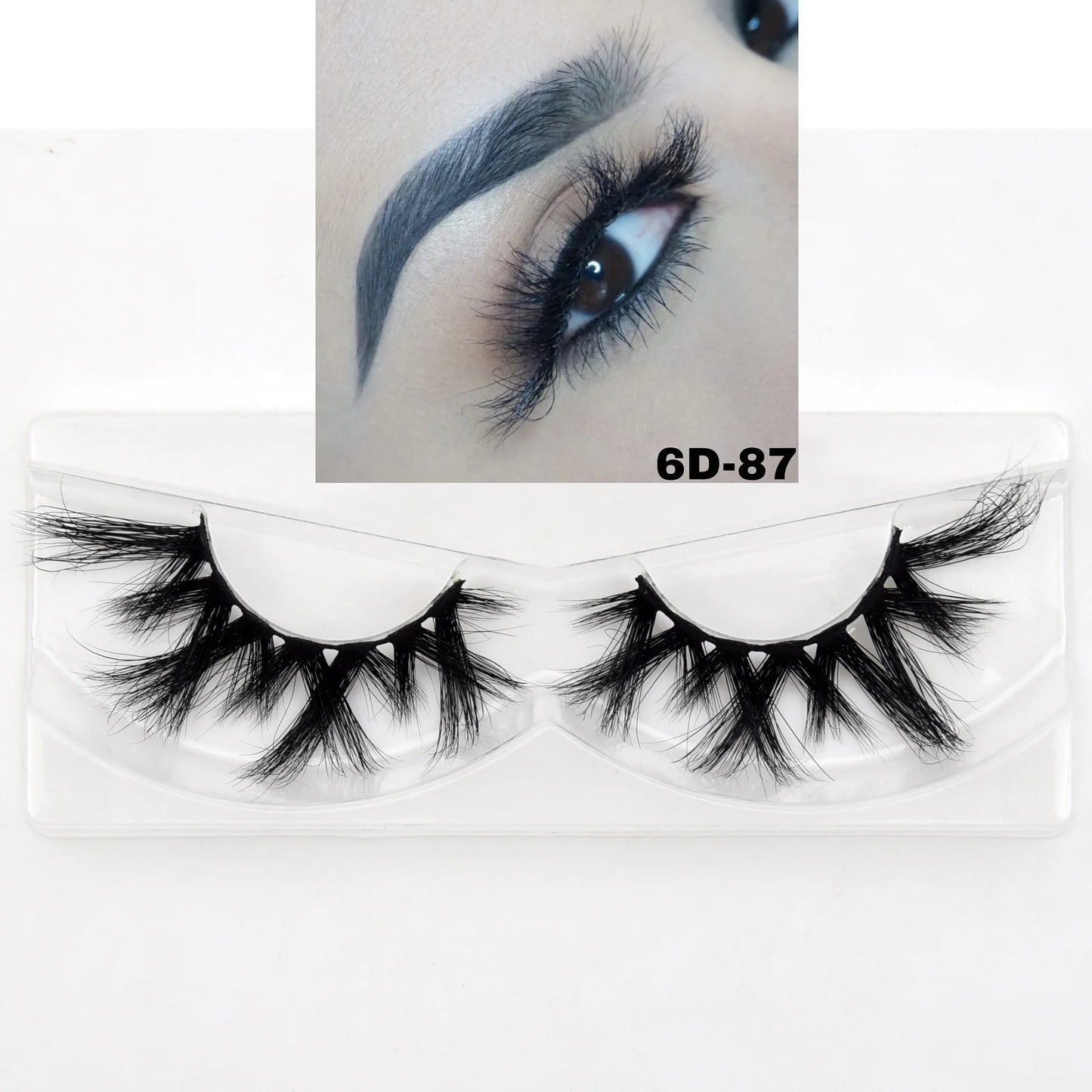 Visofree 30/40/100 Pairs 3D Mink Lashes With Tray No Box Handmade Full Strip Lashes Mink False Eyelashes Makeup eyelashes cilios