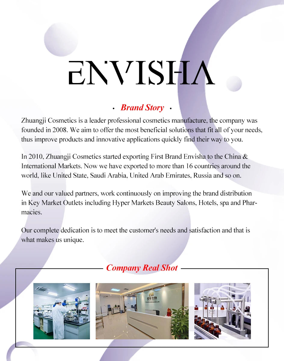 ENVISHA Face Skin Care Whitening Freckle Essential Oil Serum Remove Melasma Dark Spots Melanin Brighten Anti-Aging Shrink Pores