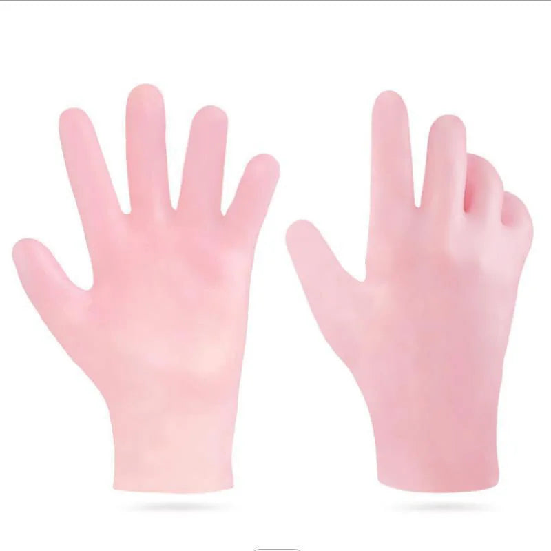 Silicone Moisturizing Gloves Anti-Slip Dead Skin Remove Gloves Preventing Dryness Exfoliating Gloves Hand Care Tools
