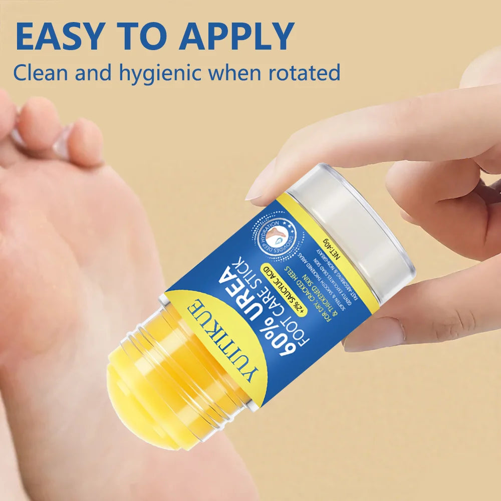 60% Urea Cream and Peach-Scented Foot Balm Combo - Powerful repair for cracked heels, deeply moisturizing and nourishing.