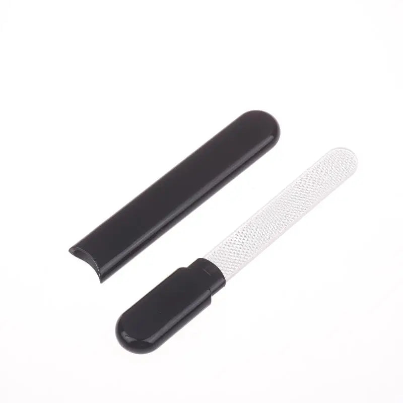 Glass Nail File With Case Crystal Diamond Salon Best Beauty Nail Buffer For Natural And Acrylic Nail