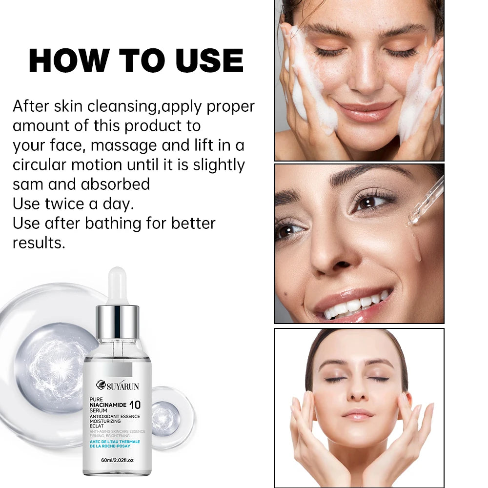 SUYARUN Black Rice Exfoliating Serum for Face - Gentle Peel & Brightening Essence, Deep Cleanse, Vegan Formula for all Skin.