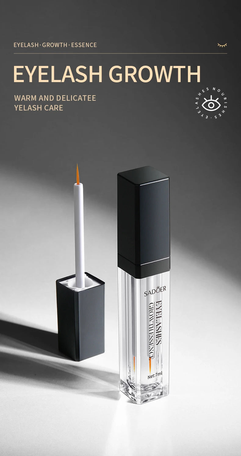 Nourishing Waterproof Mascara – Moisturizing & Thickening for Natural Curling Lashes & Brows | 7ml