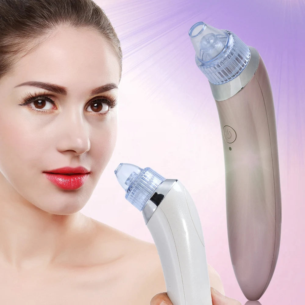 2 Colors Electric Skin Pore Cleaner Acne Pimple Nose Blackhead Suction Remover Beauty Machine